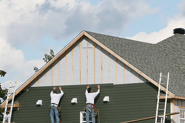 Professional Siding Contractor technician working in Lemont Furnace, PA